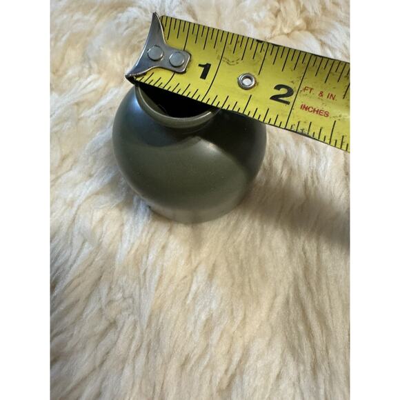 Hunter Green Vase Oil Diffuser Pot Small Gold Feet Home Decor Wicked - Picture 6 of 7
